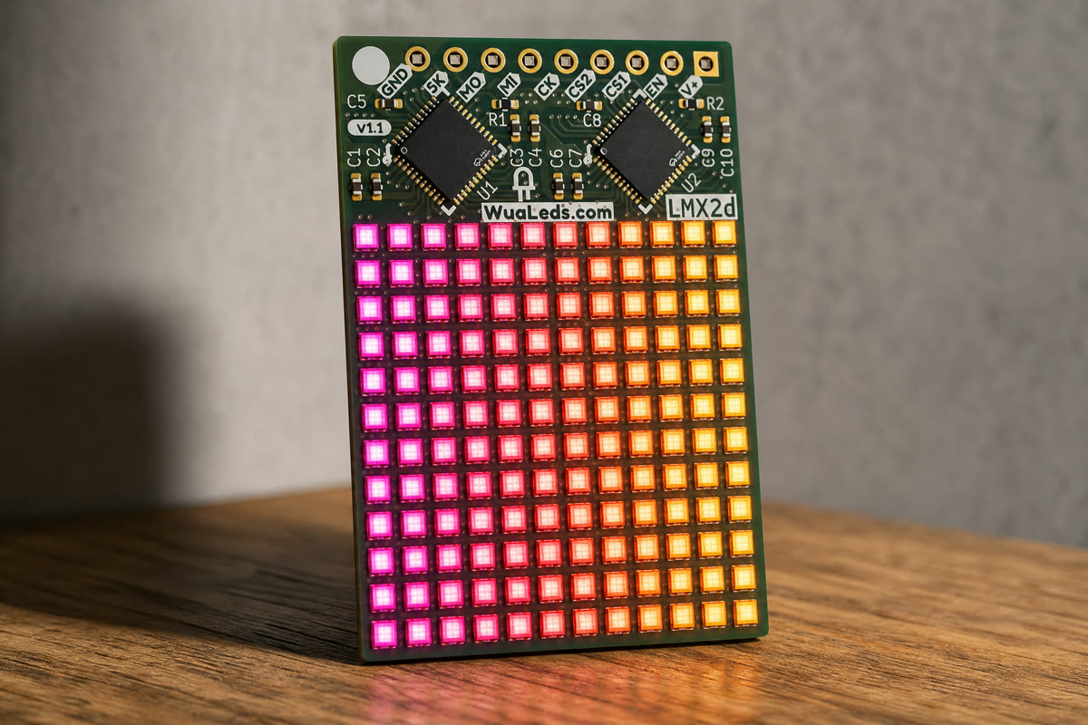 LMX2d — Matriz LED 12×12